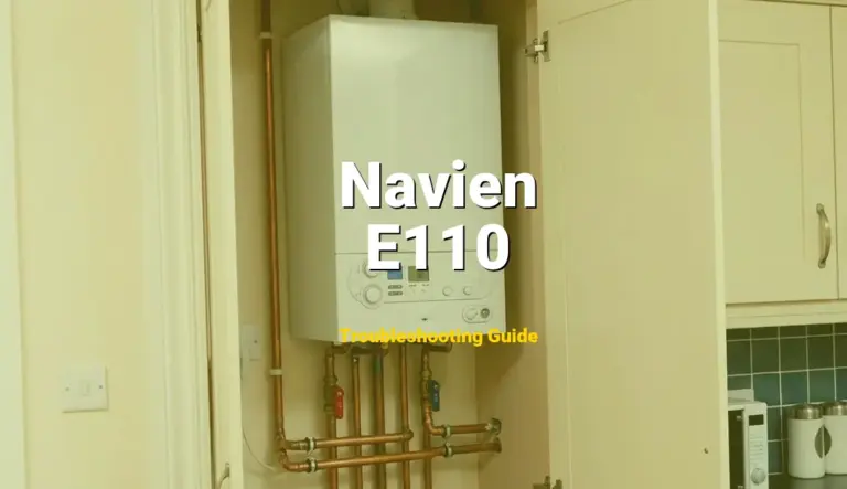 How to Fix Navien Water Heater Error Code E110: Abnormal Air Pressure (Full Guide)