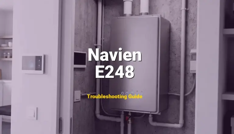 Navien Water Heater Error E248 Solved: Detailed DIY Repair