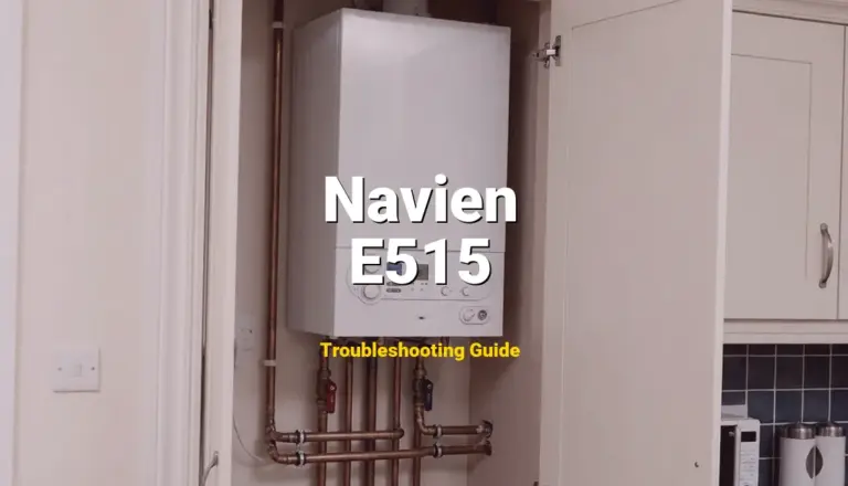 Navien Water Heater Error E515 Solved: Detailed DIY Repair