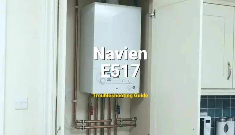 Troubleshooting Navien Error Code E517: What It Means & How to Fix