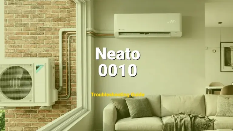 Troubleshooting Neato Error Code 0010: What It Means & How to Fix