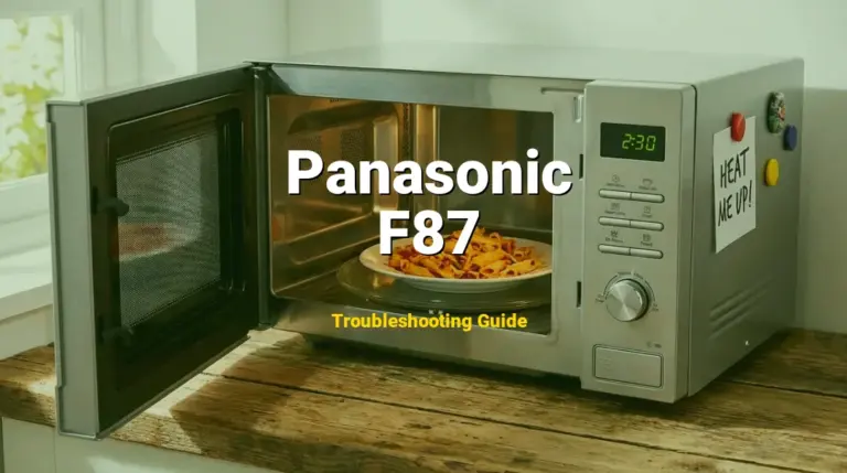 F87 Error on Panasonic Microwave? Comprehensive Fix Guide