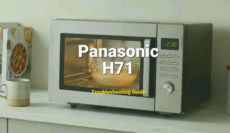 How to Fix Panasonic Microwave Error Code H71: Inverter circuit error (Full Guide)