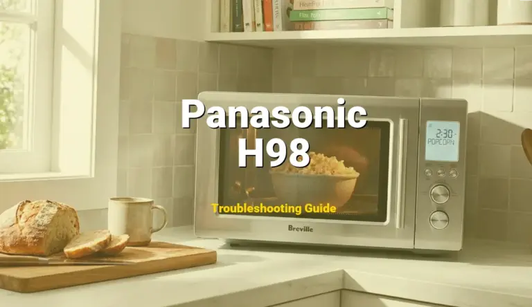 H98 Error on Panasonic Microwave? Comprehensive Fix Guide