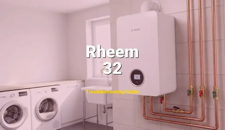 Troubleshooting Rheem Error Code 32: What It Means & How to Fix