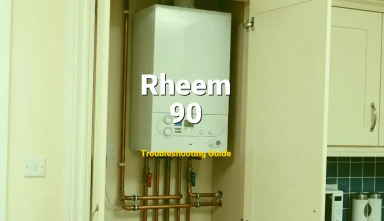 How to Fix Rheem Water Heater Error Code 90: Abnormal Combustion (Full Guide)