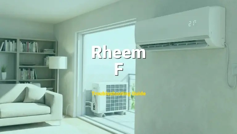 F Error on Rheem Furnace? Comprehensive Fix Guide