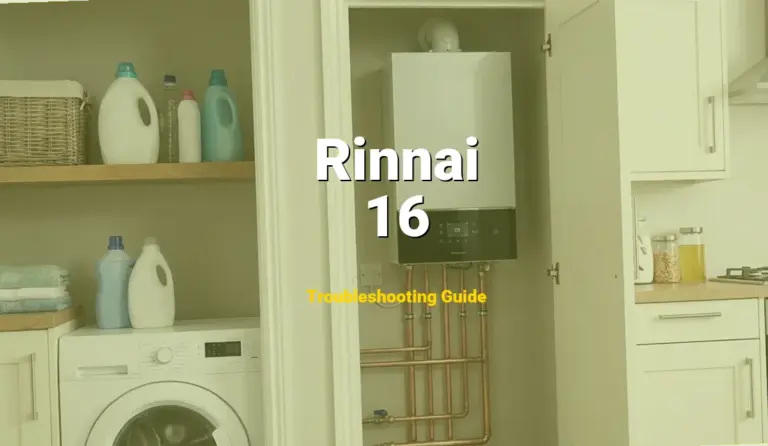 Rinnai Tankless Water Heater Error 16 Solved: Detailed DIY Repair