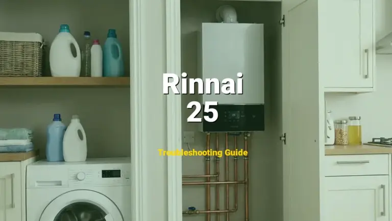 How to Fix Rinnai Tankless Water Heater Error Code 25: Condensate trap blockage (Full Guide)