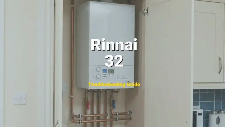 Rinnai Tankless Water Heater Error 32 Solved: Detailed DIY Repair