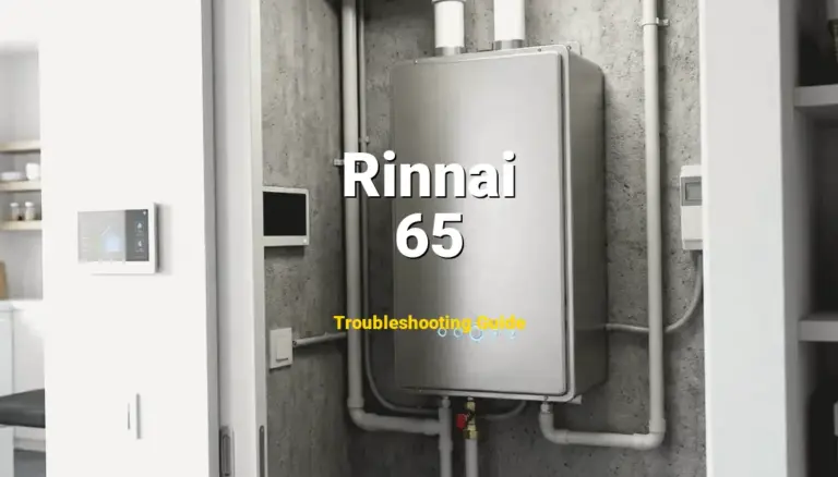 65 Error on Rinnai Tankless Water Heater? Comprehensive Fix Guide