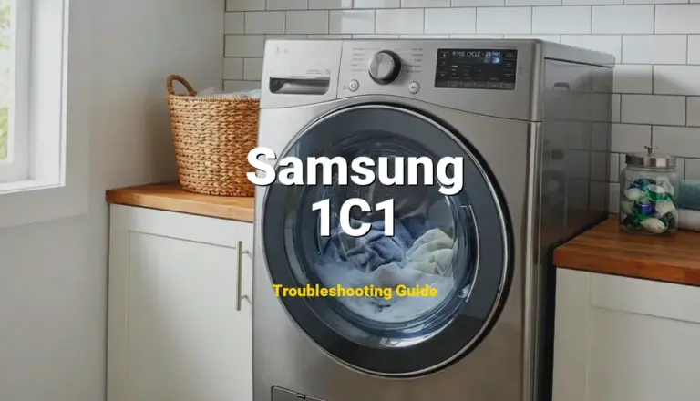 Samsung Dryer Error 1C1 Solved: Detailed DIY Repair