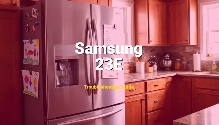 Troubleshooting Samsung Error Code 23E: What It Means & How to Fix