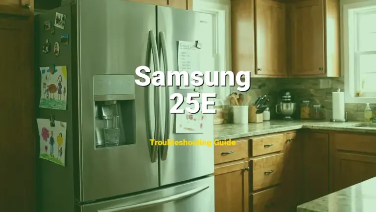 Troubleshooting Samsung Error Code 25E: What It Means & How to Fix