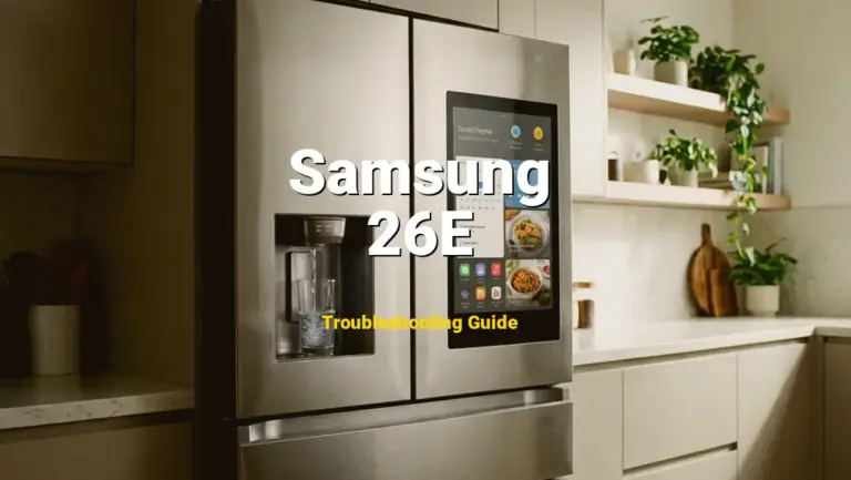 Troubleshooting Samsung Error Code 26E: What It Means & How to Fix