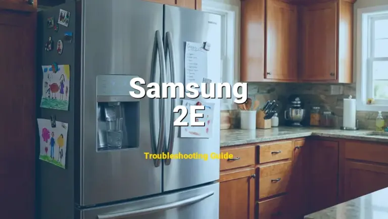 2E Error on Samsung Refrigerator? Comprehensive Fix Guide