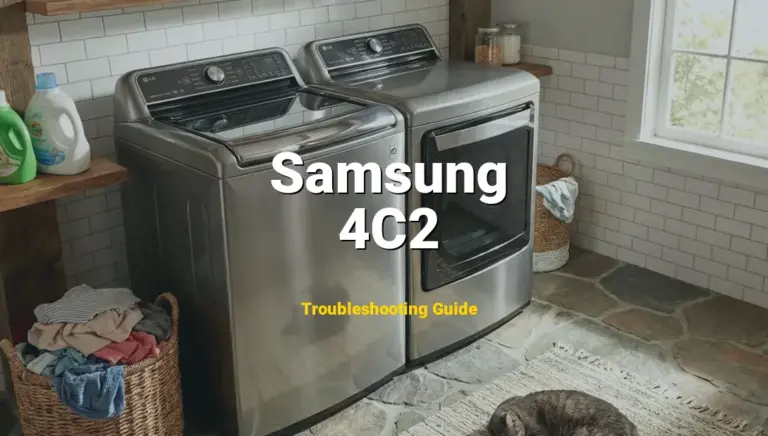 4C2 Error on Samsung Top Load Washer? Comprehensive Fix Guide