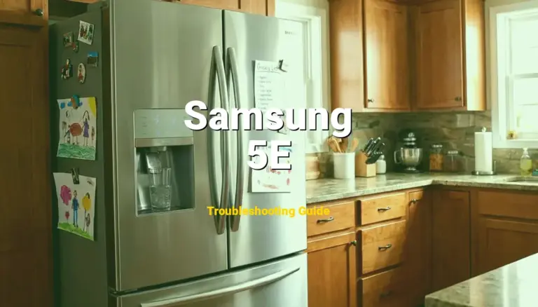 5E Error on Samsung Refrigerator? Comprehensive Fix Guide