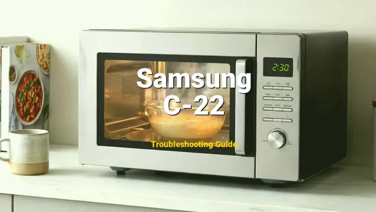 Troubleshooting Samsung Error Code C-22: What It Means & How to Fix