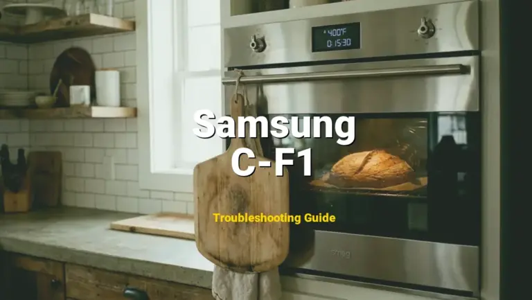 Samsung Oven Error C-F1 Solved: Detailed DIY Repair