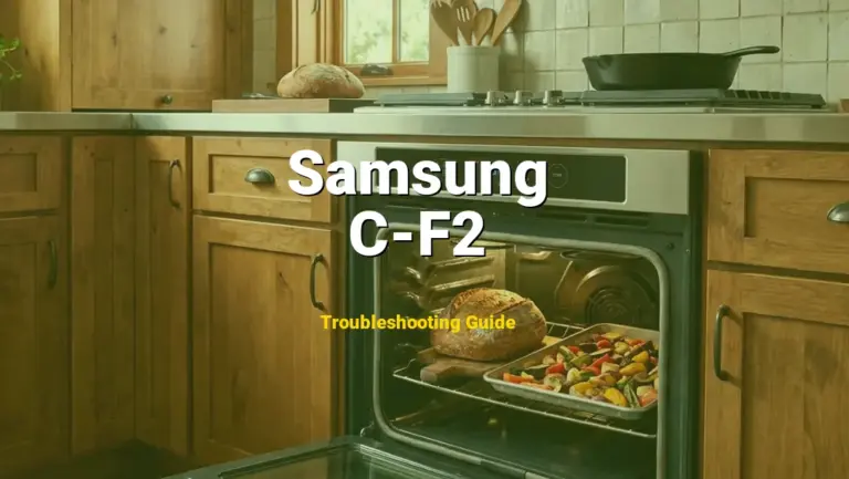 C-F2 Error on Samsung Oven? Comprehensive Fix Guide