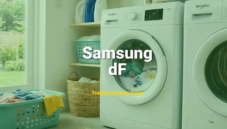 How to Fix Samsung Dryer Error Code dF: Door circuit failure (Full Guide)