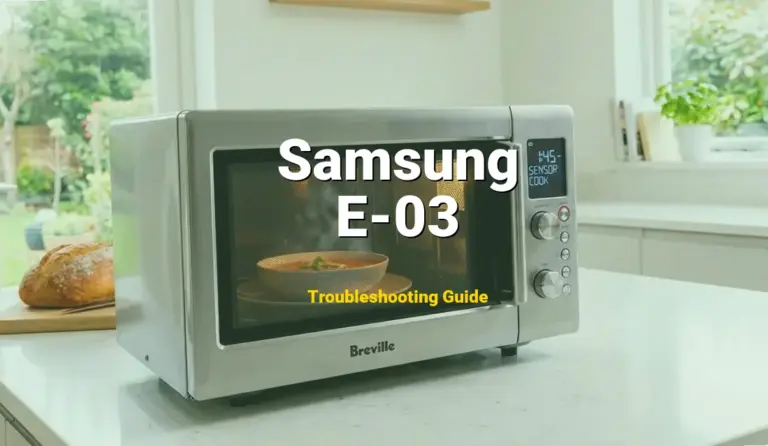 Samsung Microwave Error E-03 Solved: Detailed DIY Repair