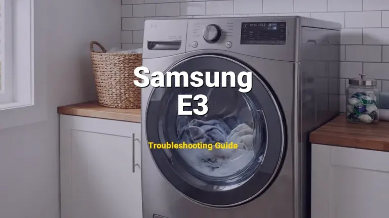 Troubleshooting Samsung Error Code E3: What It Means & How to Fix