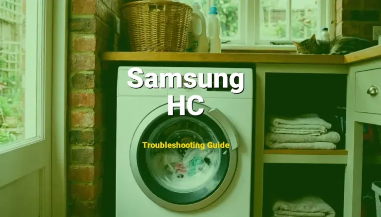 HC Error on Samsung Top Load Washer? Comprehensive Fix Guide