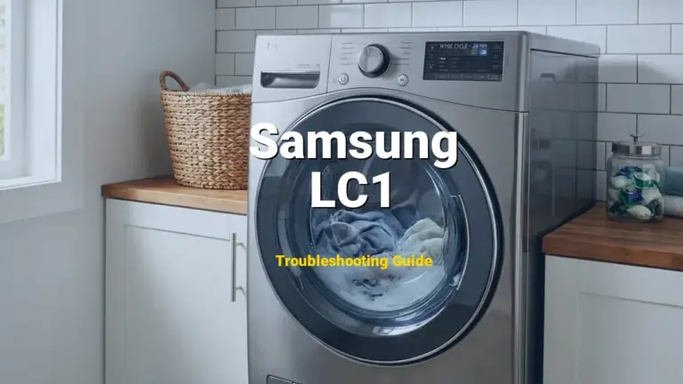 Troubleshooting Samsung Error Code LC1: What It Means & How to Fix