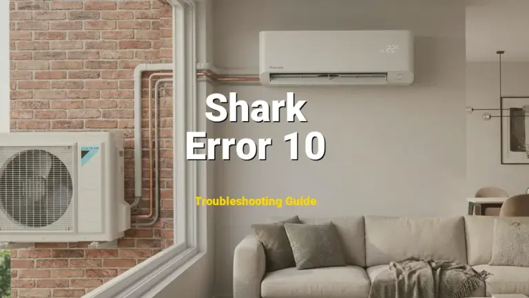 Error 10 Error on Shark Robot Vacuum? Comprehensive Fix Guide