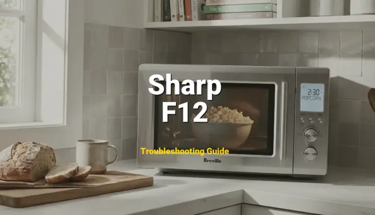 F12 Error on Sharp Microwave? Comprehensive Fix Guide