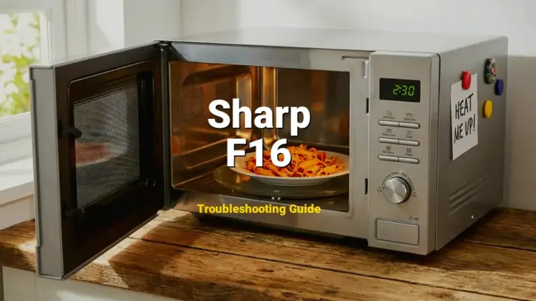 Sharp Microwave Error F16 Solved: Detailed DIY Repair