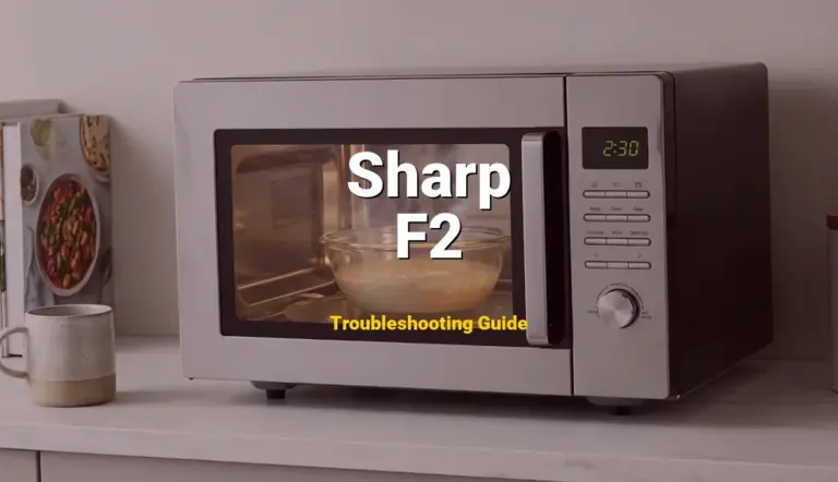 Sharp Microwave Error F2 Solved: Detailed DIY Repair