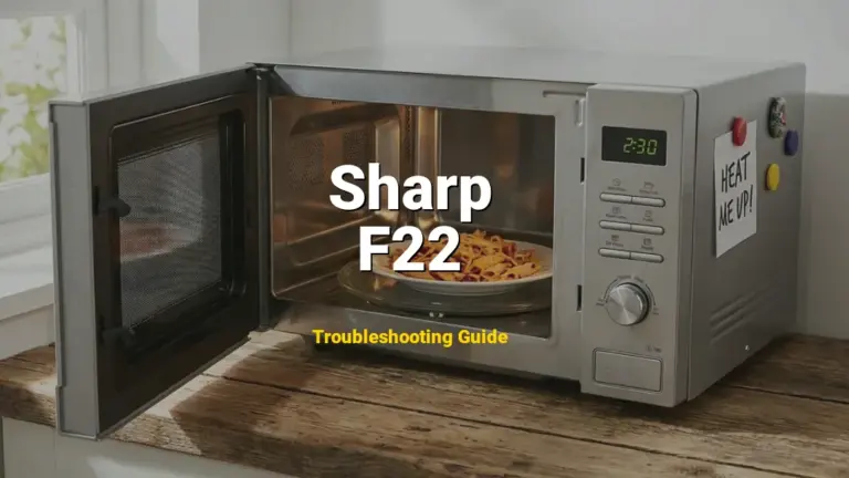 F22 Error on Sharp Microwave? Comprehensive Fix Guide