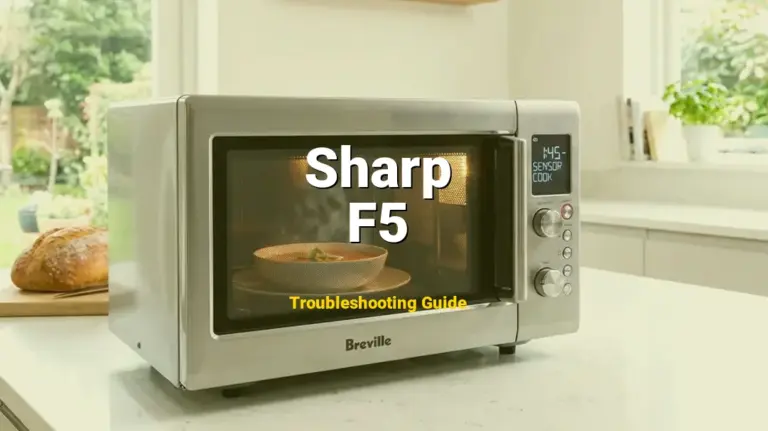 How to Fix Sharp Microwave Error Code F5: Touch panel or keyboard error (Full Guide)