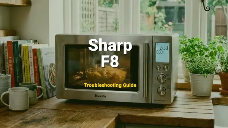 How to Fix Sharp Microwave Error Code F8: Gas sensor error (Full Guide)