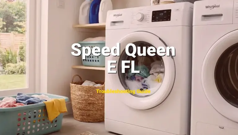 E FL Error on Speed Queen Washer? Comprehensive Fix Guide