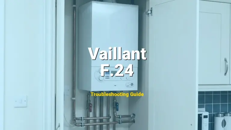 Troubleshooting Vaillant Error Code F.24: What It Means & How to Fix