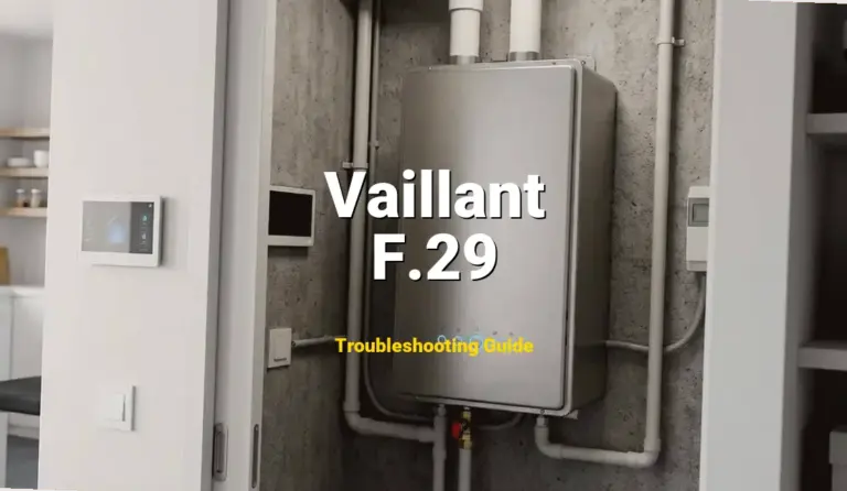 Vaillant Boiler Error F.29 Solved: Detailed DIY Repair
