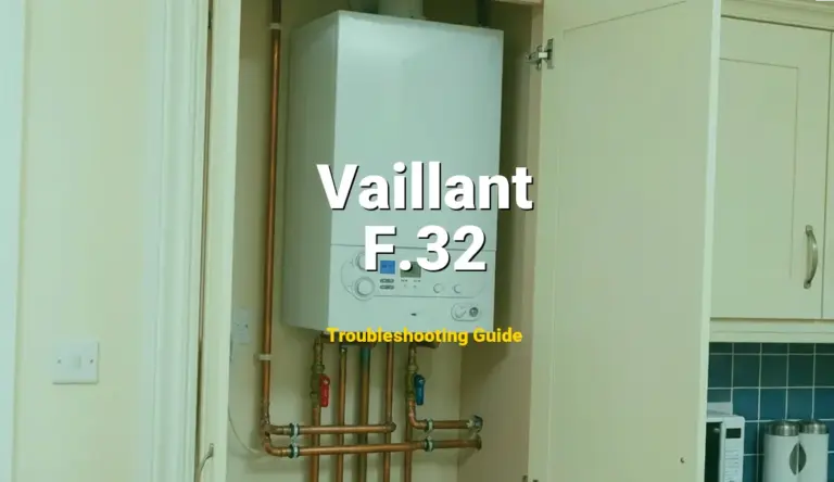 F.32 Error on Vaillant Boiler? Comprehensive Fix Guide