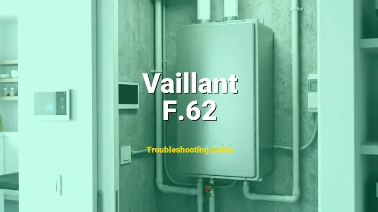 How to Fix Vaillant Boiler Error Code F.62: Gas valve shut-off delay (Full Guide)