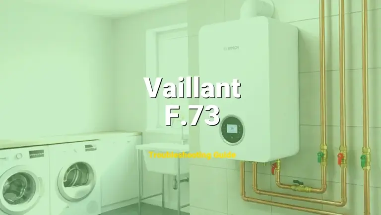 F.73 Error on Vaillant Boiler? Comprehensive Fix Guide