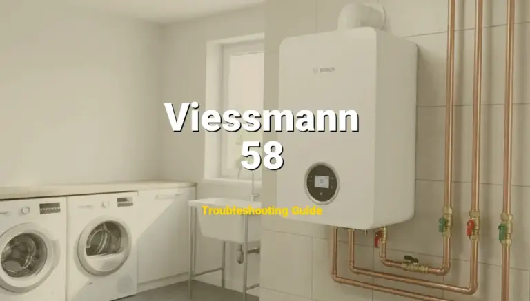58 Error on Viessmann Boiler? Comprehensive Fix Guide
