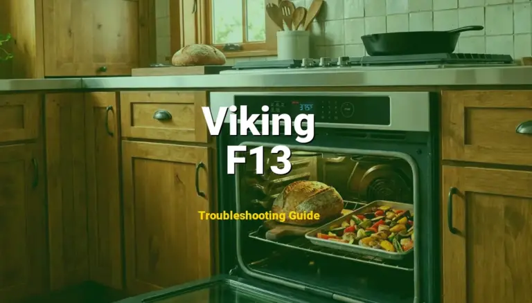F13 Error on Viking Range? Comprehensive Fix Guide