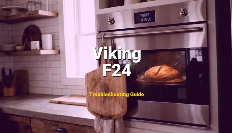 Troubleshooting Viking Error Code F24: What It Means & How to Fix