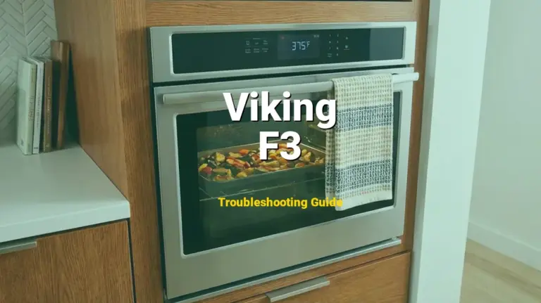 Viking Range Error F3 Solved: Detailed DIY Repair