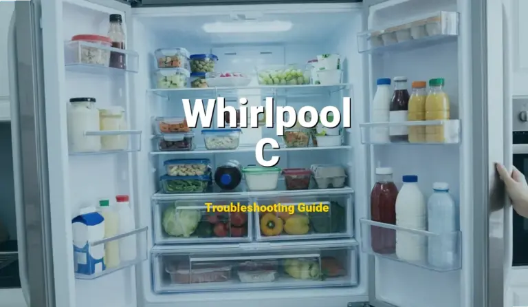 How to Fix Whirlpool Refrigerator Error Code C: Communication error between boards (Full Guide)