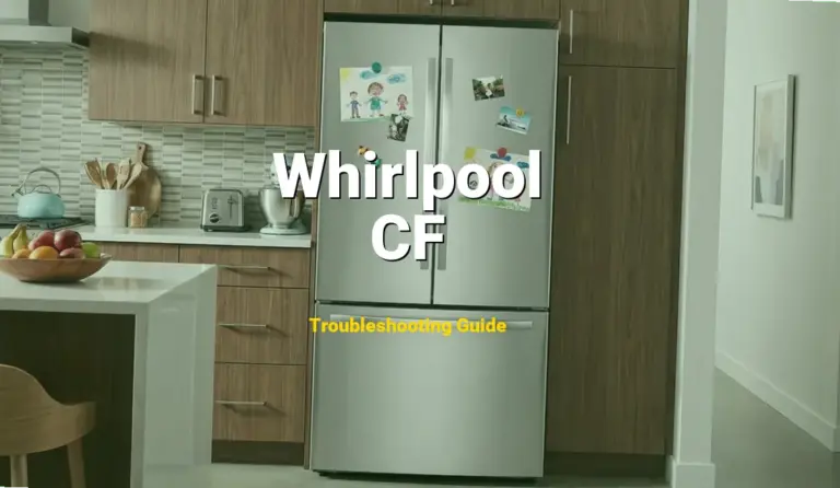 Troubleshooting Whirlpool Error Code CF: What It Means & How to Fix