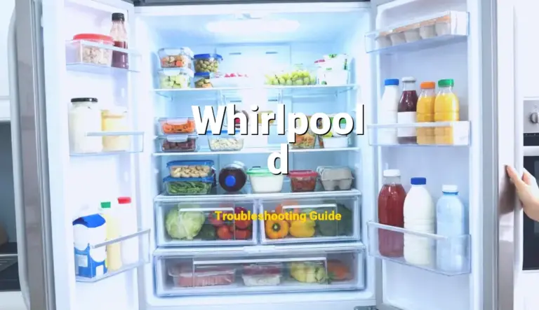 d Error on Whirlpool Refrigerator? Comprehensive Fix Guide